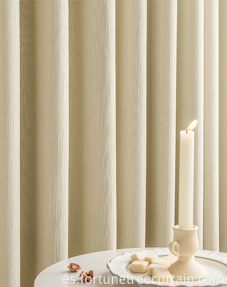 Thickened Cotton Linen Chenille Curtain
